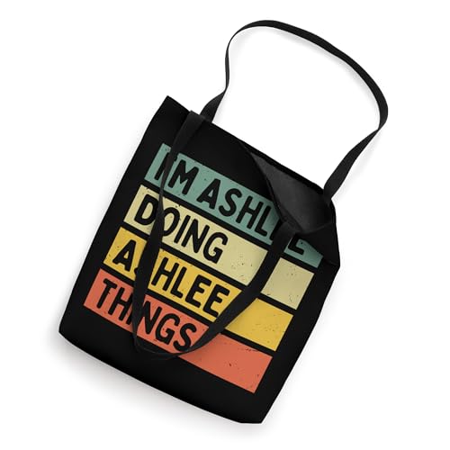 Bolso tote personalizado con frase divertida 'I'm Ashlee Doing Ashlee Things' miniatura 2