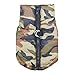 DERUILA Dog Winter Clothes Coat Cat Jacket Camo Warm Outfit for Small Boy Dog