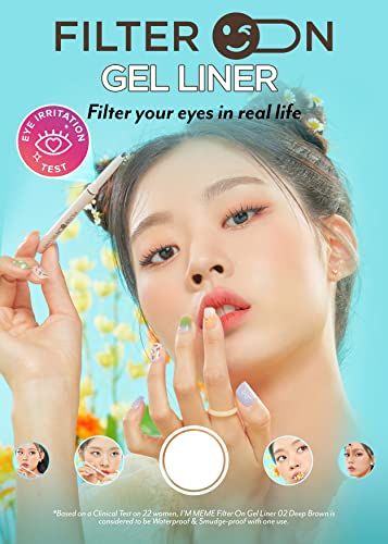 Deliner Gel Waterproof I'M MEME Filter On 03 Brown miniatura 2