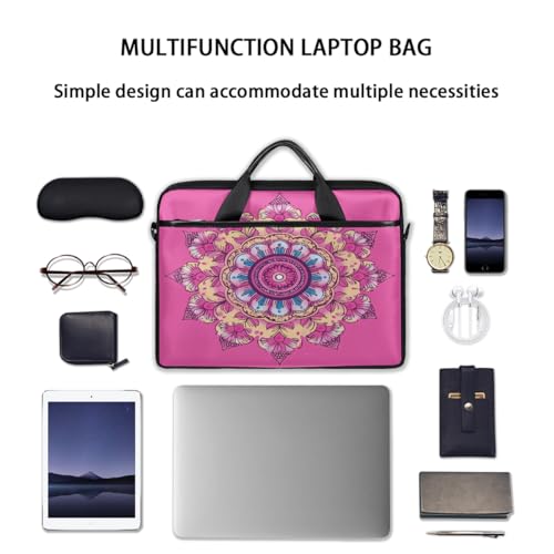 Bolsa para portátil de 15 pulgadas con estampado floral miniatura 7