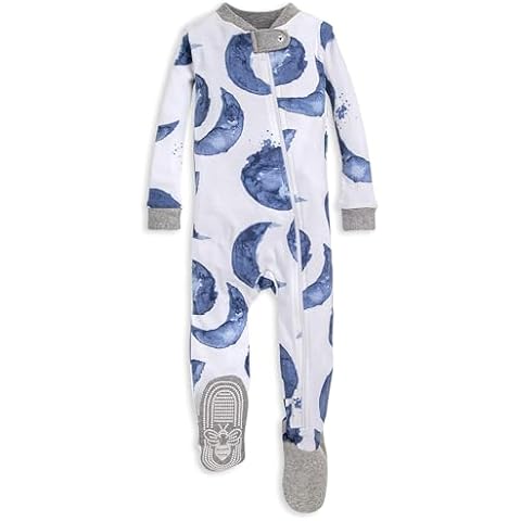Burt's Bees Baby Zip Front Footed Pajamas Cover