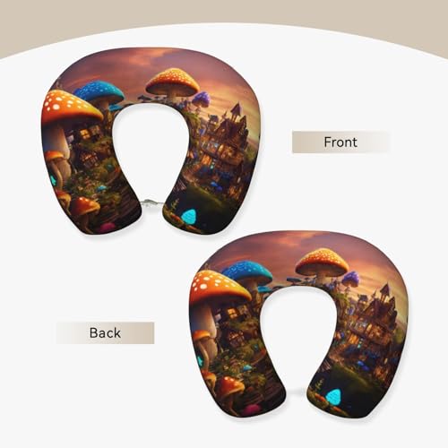 Almohada de espuma viscoelástica para cuello portátil miniatura 3