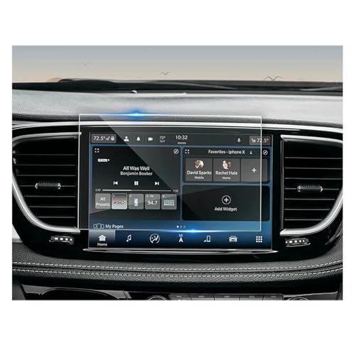 Protection 10,1" Chrysler Pacifica en verre trempé anti-trace