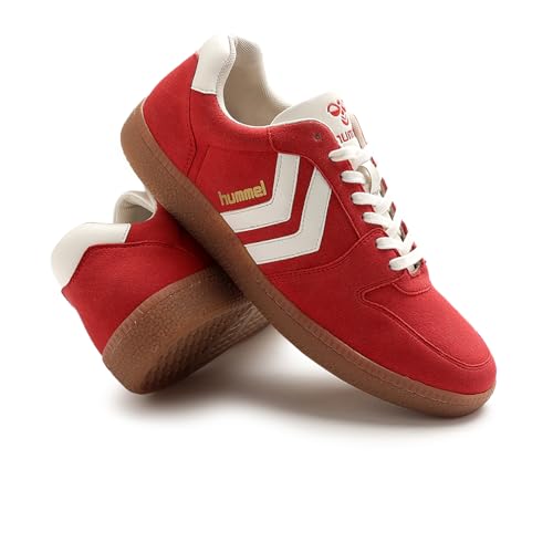 Image of hummel Classic Verve Casual Suede Sneaker for Men Lightweight with Synthetic Suede Enhanced Comfort Cushioned Insole and Slip-Resistance Work and Play Business Casual Shoes