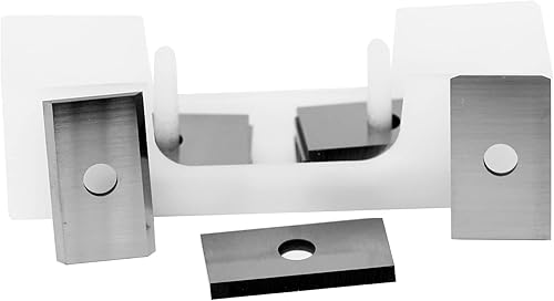 Miniatura 2 de Cuadrado 0.787 in 0.787 pulgadas insertos de carburo cuchillas cortador 2 bordes 0.787x0.472x0.059 in para carpintería Surco de superficie ranurado