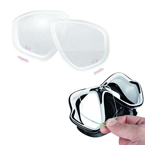 Cristales para Gafas Mares X-Vision 2014 transparentes de repuesto para buceo