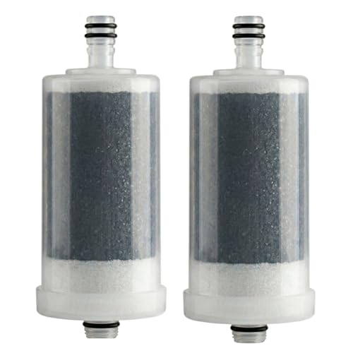 Refil Vela Filtro de Água Copo Torneira Universal Purificador Carvão Ativado Elimina Cloro Kit 2 Modelar