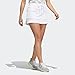 adidas Women's Standard Warp Knit Golf Skort, White, X-Large