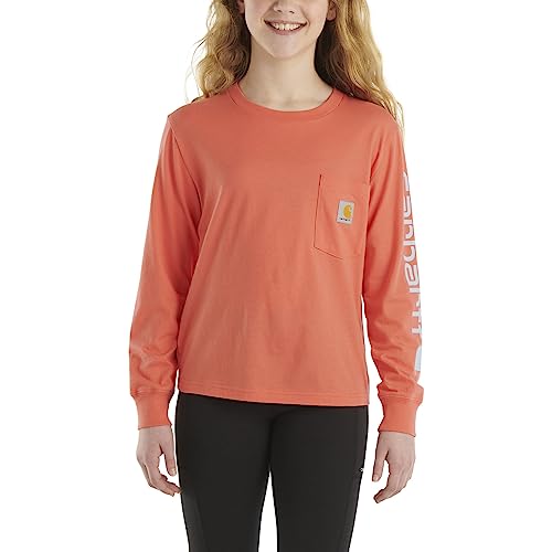 Image of Carhartt Girls Long-Sleeve Pocket Tee T-Shirt