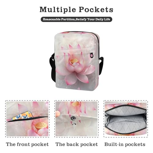 men's messenger bag Crossbody Bags For Women Croos Body Purses Adjustable Strap for Casual Casual- flower Flower2