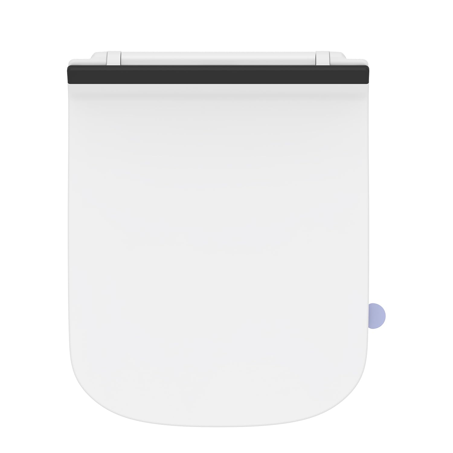 SREWOHS PRO Toilet Lid with Soft-Close Mechanism Square Shape Duroplast Toilet Seat Easy Assembly and Cleaning Toilet Lid with Quick Release Function Toilet Seat White