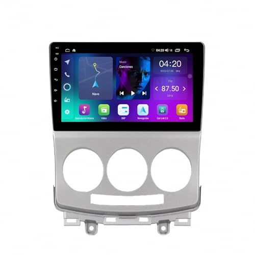 Radio Coche 2 DIN Mazda 5 2005-2010 Android Auto Carplay Navegación Bluetooth 32G