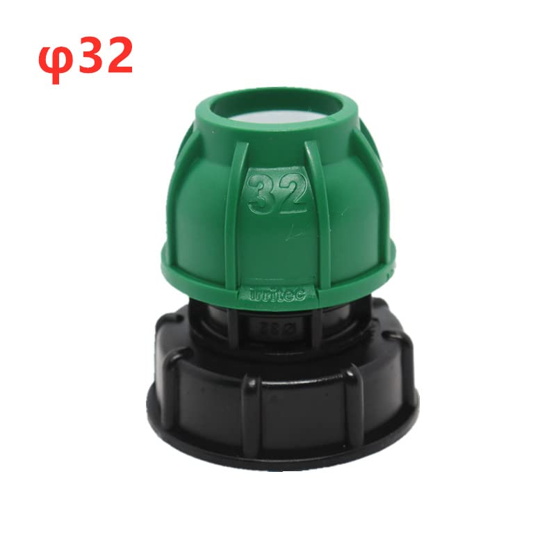 MiJunHD IBC Water Tank Container Adapter S60X6 to 32mm/1.26" Fitting Straight-Pipe Fitting 30mm Hose Connector Quick Joint - Image 3