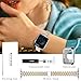 QUNDAXI Slim Metal Band Compatible with Apple Watch Band, Stainless Steel Watch Band Series 10 42mm Women Luxury Strap - Silver and Gold