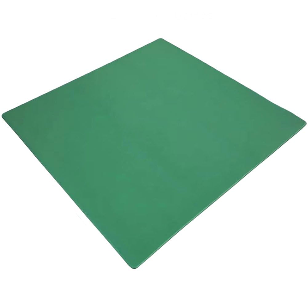 Fituenly Green Mahjong Table Mat, Anti Slip Noise Reducing Felt Cover, Tablecloth For Mahjong Dominoes Poker Card Board Games
