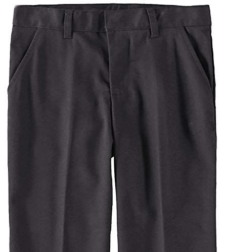 Image of French Toast Boys' Adjustable Flat Front Double Knee Pant