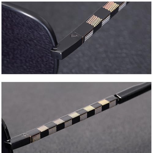 Lunettes de soleil polarisées rétro hommes contre les reflets de la route et les UV - 4