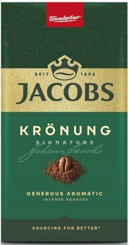Jacobs Kronung Ground Filter Coffee 250 Gram / 8.81 Ounce (Pack of 4)