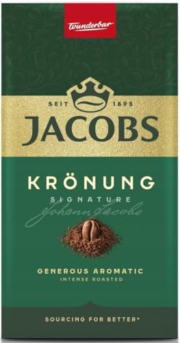 Jacobs Kronung Coffee, 17.6-Ounce Vacuum Packs (Pack of 3)