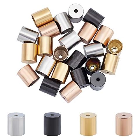 UNICRAFTALE 24pcs Cord End Caps Cover