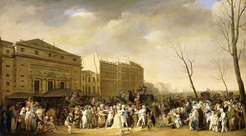 Impression Peinture Poster Boilly pour Décoration Murale de Salon Moderne