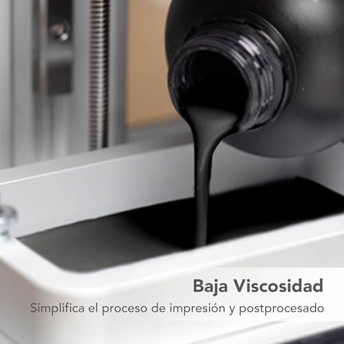 Resina Lavable en Agua para Impresoras 3D Negra 1kg - Fernando Cortés Resina Lavable en Agua para Impresoras 3D Negra 1kg - Fernando Cortés