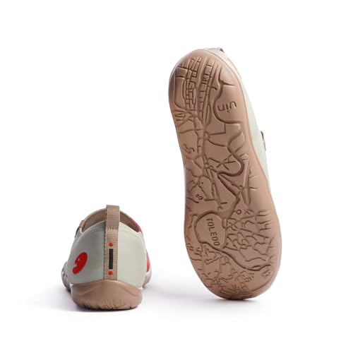 Image of UIN Shoes for Women Slip On Sneakers Comfortable Lightweight Barefoot Travel Art Painted Casual Loafers