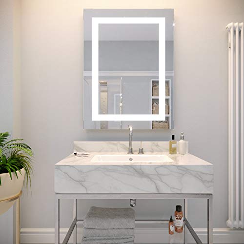 belgravia 32 x 24 Bathroom Vanity Mirror with Lights - Led Lighted Mirrors