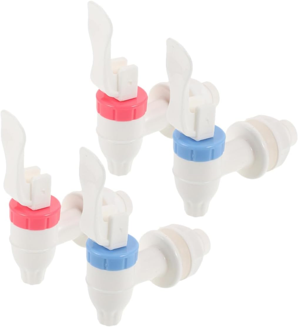 Plastic Water Dispenser Spigot Replacement Part 4pcs Press Type