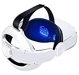 Quest 2 Elite Head Strap Compatible with Oculus - Adjustable Head Strap Headband Enhanced Support and Reduce Head Pressure in VR Gaming Headset - Halo Strap Accessories for Meta Quest 2
