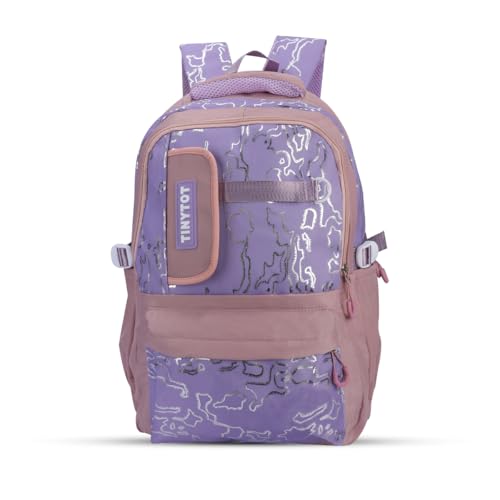 Image of Tinytot 30 Litre, Stylish & Trendy Water Resistant Hi Storage School Collage Travel Laptop Backpack Bag for Boys, Girls, Mens & Womens, 20 Inches (Black)