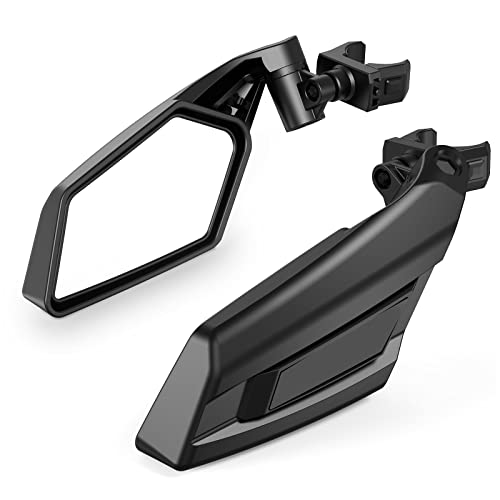 Utv Side Mirrors, Txzsxs Rzr Adjustable Side Mirrors With 1.5”-2” Roll Bar Compatible With Polars Rzr 1000, Can Am Maverick, Kawasaki Mule, Arctic Cat, Wildcat, Pioneer, Rhino, Yamaha Yxz #TOP17