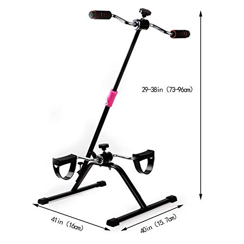 Pedalera eléctrica portable para ejercicio de piernas y brazos miniatura 2