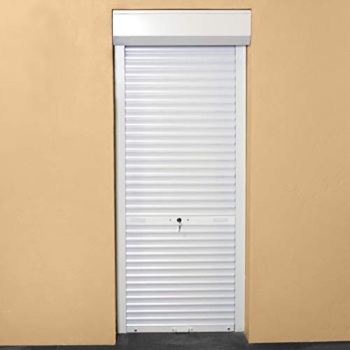 Volet roulant PVC tirage direct pour porte H 220 cm x L 100 cm