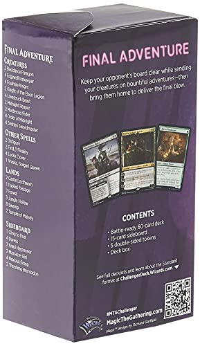 Final Adventure Deck | Magic: The Gathering Challenger Deck 2020 | Tournament-Ready | 75 Cards + Tokens
