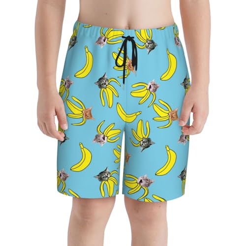 Gianlaima Boys Board Shorts, Beach Swimwear, Swim Shorts Trunks, Swimming Pants for Teens Boy2