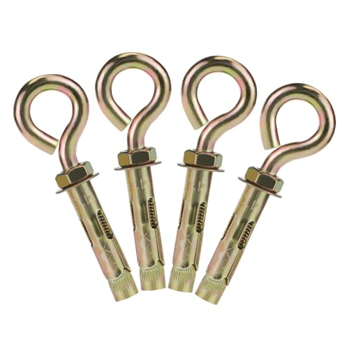 Concrete Anchor Eye Bolt,25/64" x 3-1/2" eyebolts Anchor for Brick