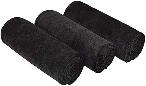 MAYOUTH 16" x 32"Gym Towels for Men & Women Microfiber Sports Towel Set Fast Drying & Absorbent Workout Sweat Towels for Fitness,Yoga, Golf,Camping 3-Pack Gift