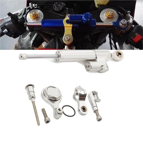 Amortisseur de direction alu Silver pour Yamaha YZF R1 finition usinée