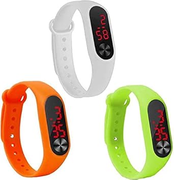 Stysol LED Boys Watch Digital Watches for Girls Kids Set of 3