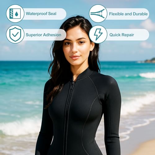 Kit de reparación pegamento para traje de neopreno 120g miniatura 6