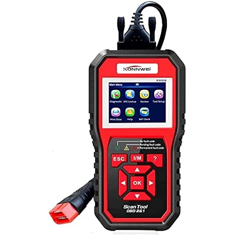 KONNWEI OBD2 Scanner Code Reader Professional OBD II Code Scanner Auto Diagnostic Check Engine Light Scan Tool for All OBD II Car After 1996 (Enhanced Version) Cover