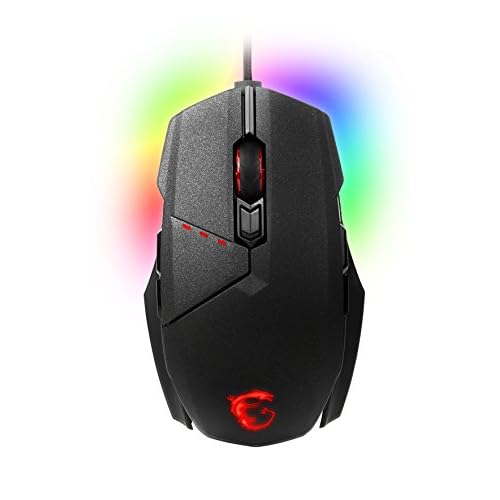MSI Clutch GM60 - Mouse gaming ambidestro USB - Sensore Ottico PMW 3330-10800 DPI