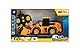 Mondo Motors Fernsteuerung Bulldozer, Modell im Maßstab 1:24, inklusive wiederaufladbarem Batterien-Paket, Bewegungen über die Fernbedienung steuerbar, Spielzeug für Kinder 63848