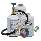 ZeroR® R1234YF Refrigerant Recharge Kit with 3 X 8oz R1234YF Can & 24