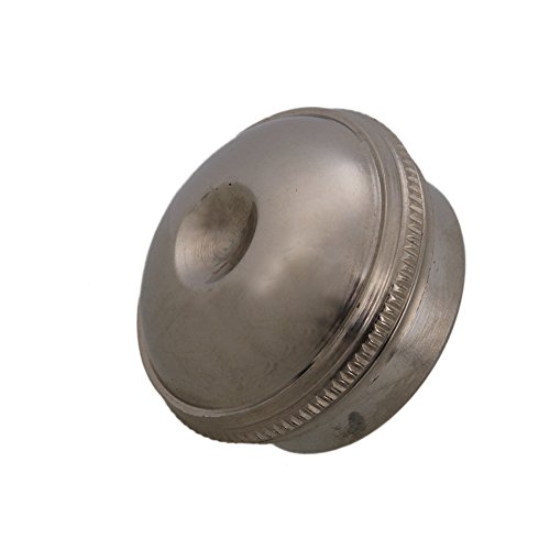Nickel Plated Brass Silver Head Crown Headjoint Screw Cap Flute Replacement Part