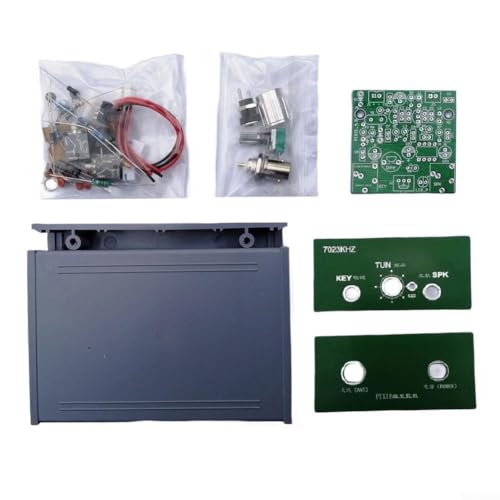 Kit de transceptor de onda corta CW compatible con Arduino con carcasa de 7023 KHZ, frecuencia ajustable 7 023 7 026 MHz, soporta transmisión y recepción CW y SSB modos