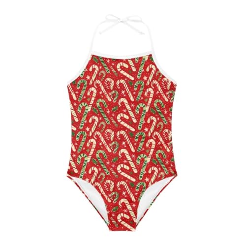 Image of Christmas Kids One-Piece Swimsuits Beach Swimwear Bathing Suit for 3-10 Years Girls