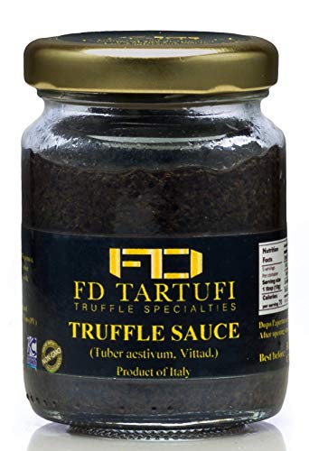 FD TARTUFI Truffle Sauce 80g (2.82oz) - (Tuber Aestivum) Gourmet Food Sauce |
