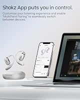 SHOKZ OpenFit 2+ Open-Ear-Kopfhörer mit Dolby Audio, Grau – Ansicht 9